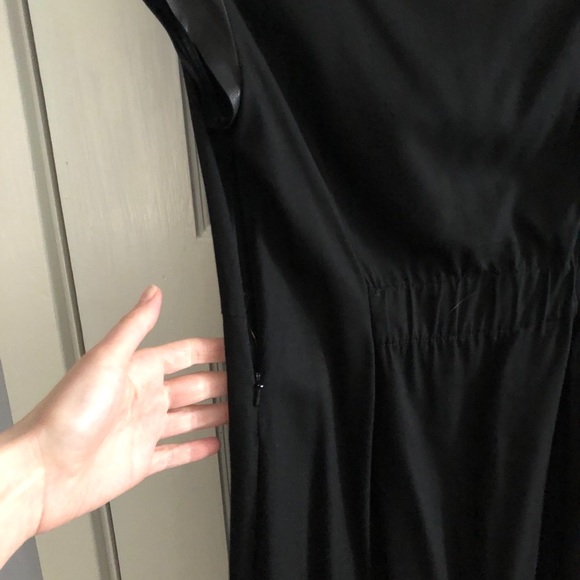 Allsaints Rhian Dress - Italian Cloth and Leather - Picture 6 of 6